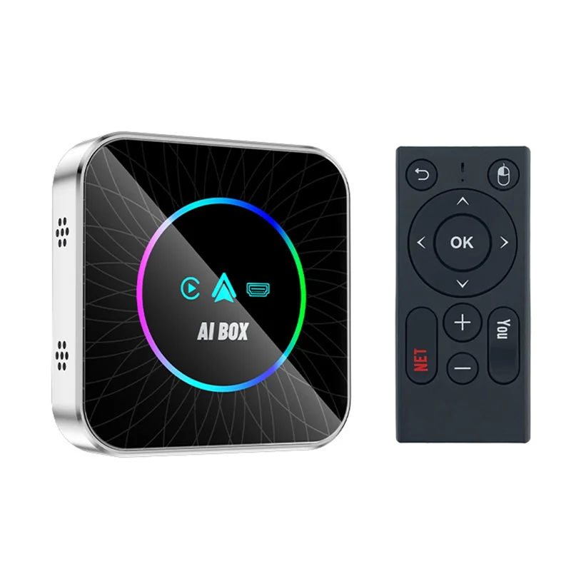 

JABS-Wireless Carplay/Android 13 AI Box Kit For Android Auto- Bluetooth/Wifi Connectivity Supports Split-Screen Interaction