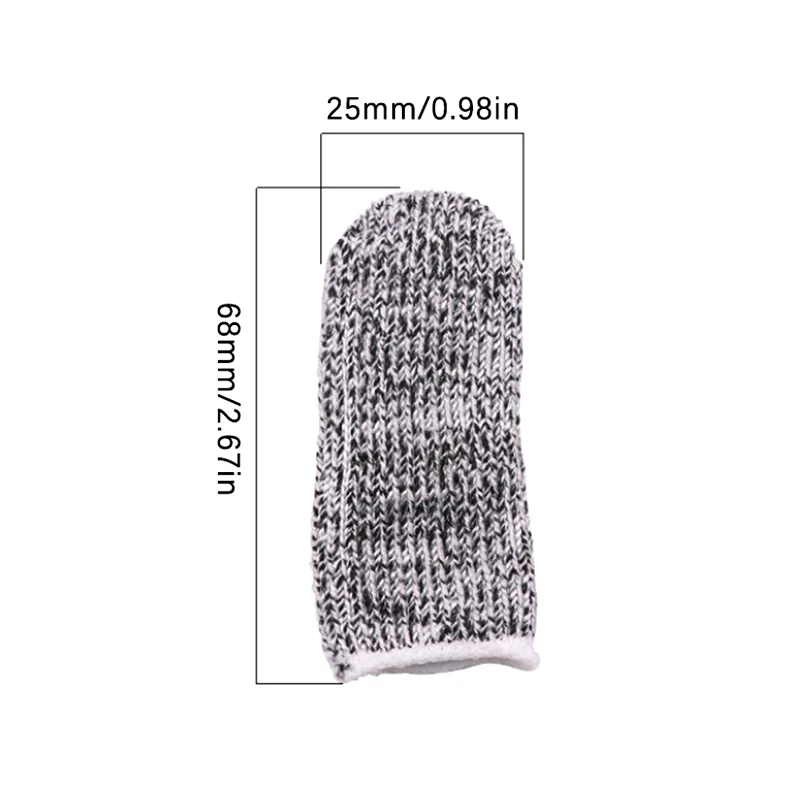 10 قطعة غطاء للأصابع الإبهام حامي مكافحة قطع أطراف الأصابع إصبع كم مرنة مقاومة حماية غطاء للأصابع DIY بها بنفسك العمل