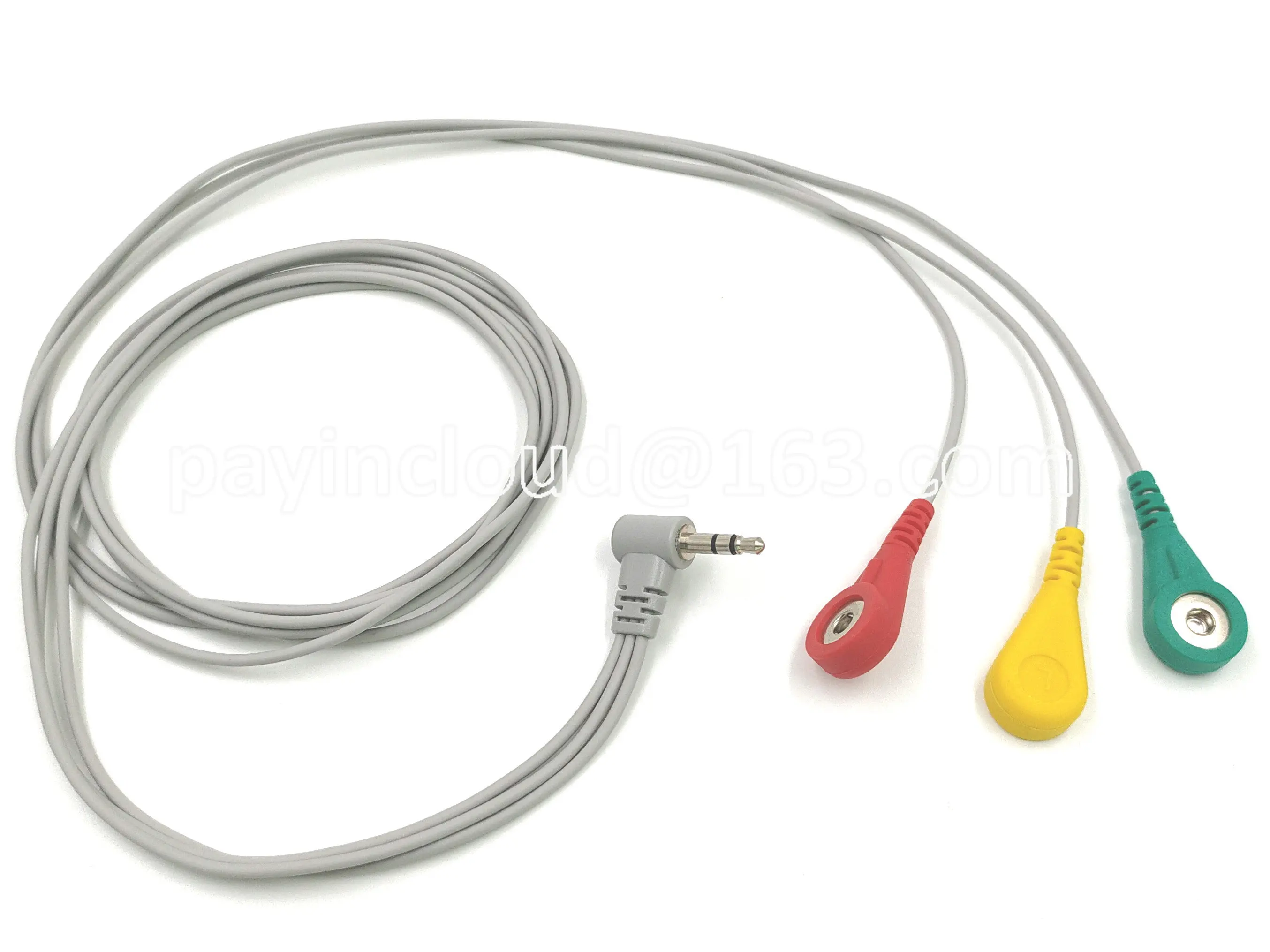 3.5 Audio Muscle Telex Lead Wire One-out 3-Guide Button Type Lead Wire University Competition Test ECG Waveform