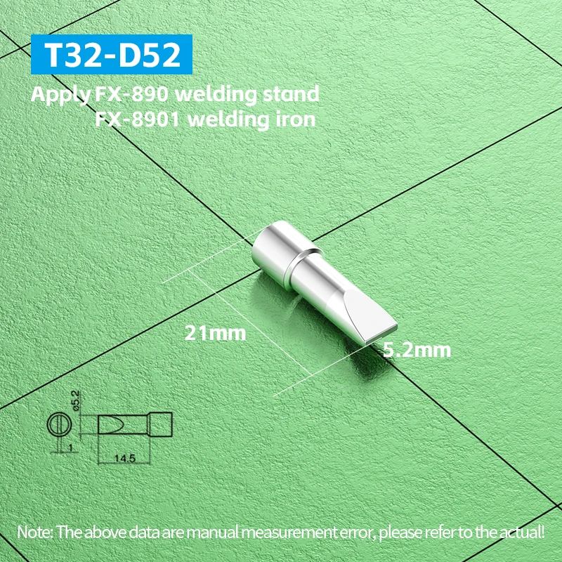 T32 납땜 다리미 팁 T32-KU T32-B T32-D24 T32-KU T32-BC1 T32-ILS T32-D16 T32-I T32-J02, HAKKO FX-890 FX8901 납땜 다리미