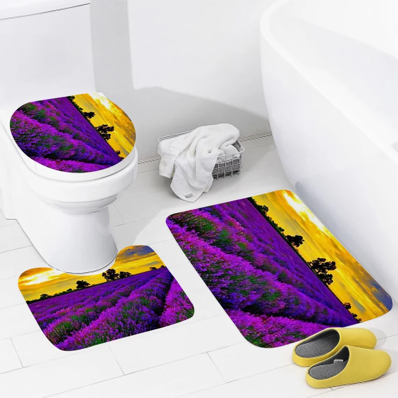 home bathroom floor mats Modern Nordic style Bath Foot mat modern bathroom accessories rug Toilet mat Bathtub anti-slip carpet