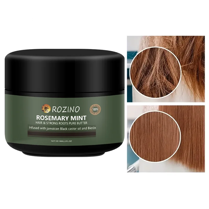 

50g Rosemary Mint Hair Nourishes And Irons Rough Hair, Softens Hair To Smooth Rough Hair, And Refreshes Hair For All Hair Types.