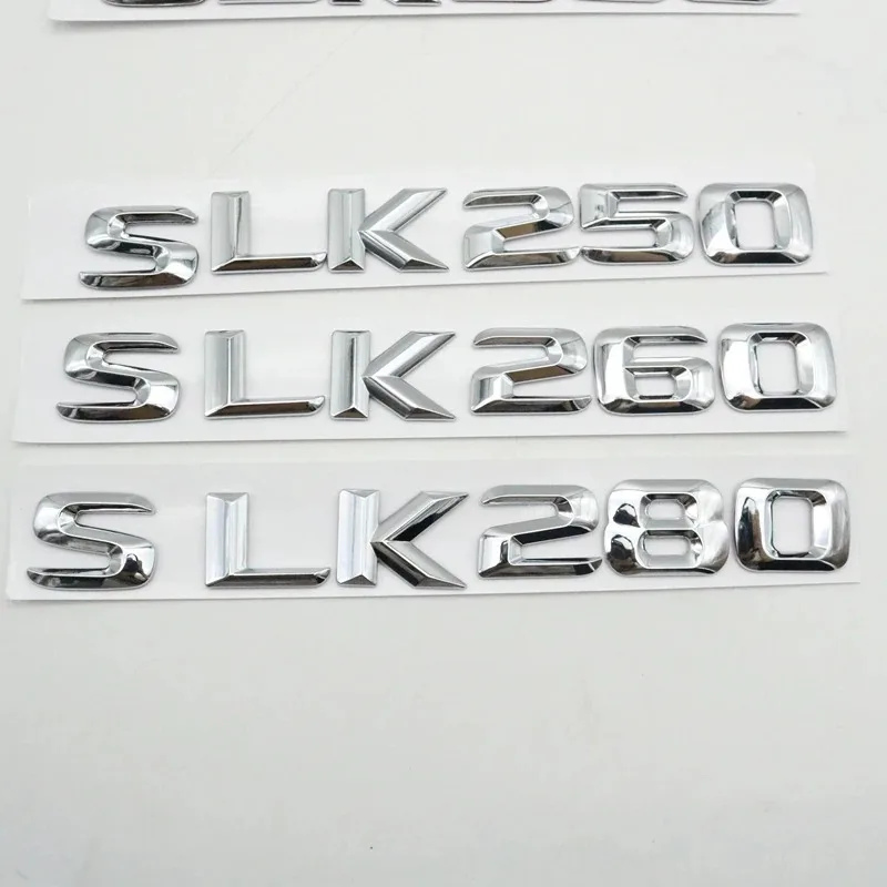 Rear Trunk Lid Emblem Number Letter for R170 R171 R172 SLK32 SLK63 SLK55 SLK200 SLK220 SLK230 SLK250 SLK260