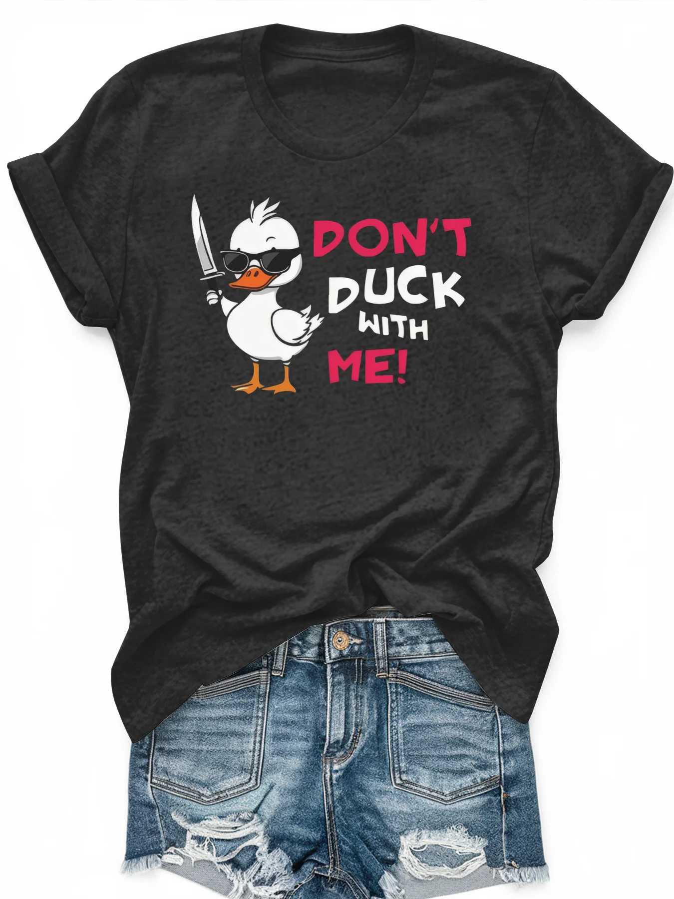 

Women's large-size printed short-sleeved T-shirt, loose and casual, soft, comfortable and breathable, outdoor sports