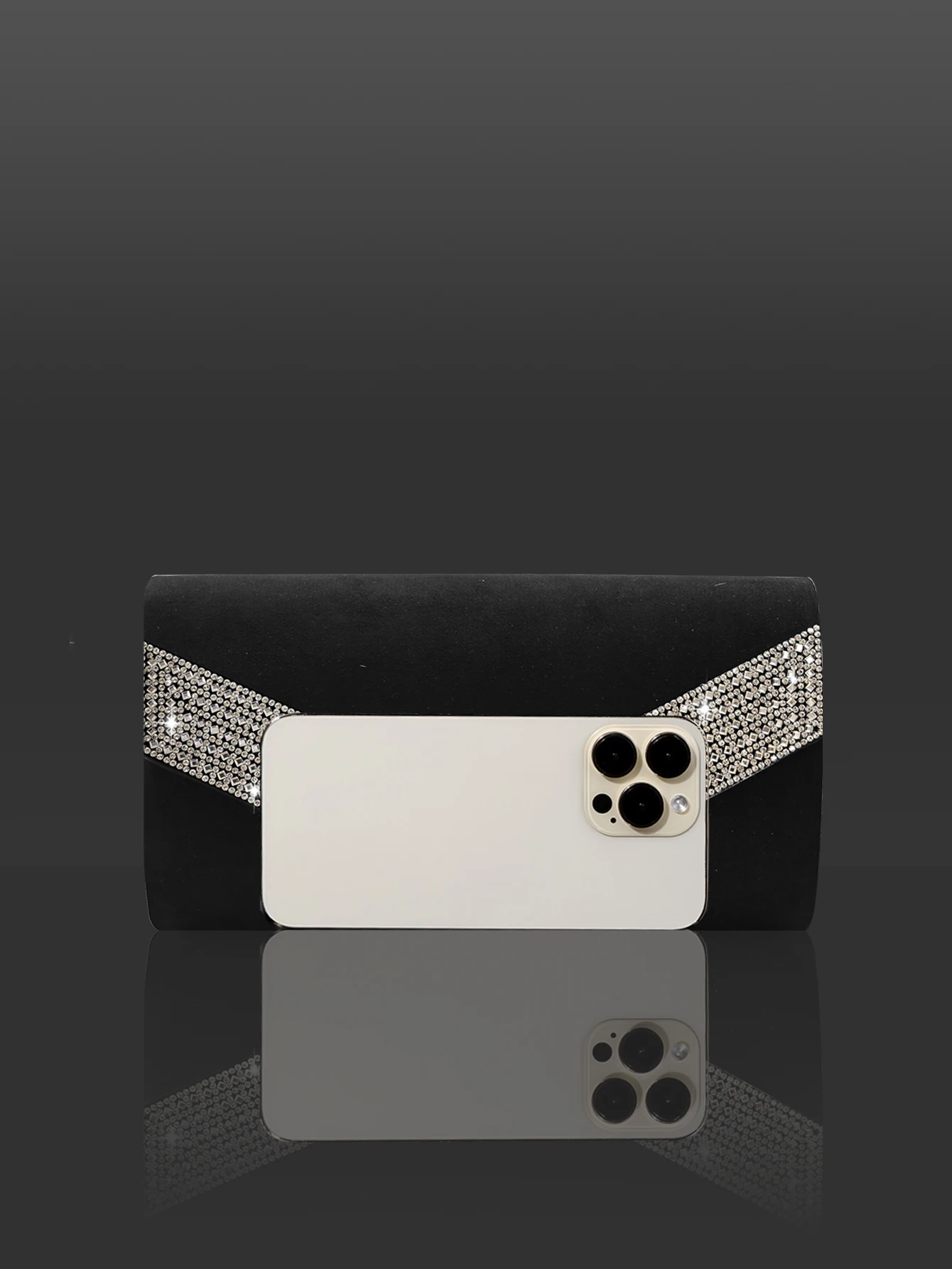 حقيبة يد نسائية متألقة وساحرة من حجر الراين المبهر للحفلات الراقصة، حقيبة سهرة نسائية عصرية ومكررة، مع قلادة رائعة من حجر الراين، مجموعة أساور، طقم من أربع قطع مع سلسلة معدنية قابلة للفصل، حفلات الزفاف والفتيات، محفظة مثالية للحفلات الراقصة والولائم