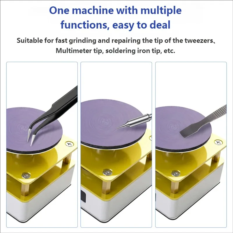 HMT D71 Polishing Grinding Machine 4-speed Electric Sharpening Machine Scissors Tweezers Blades Carving Knives Polish Hand Tools