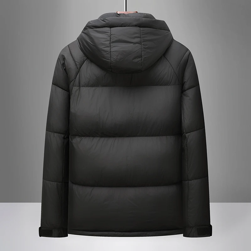 Winter New parka Fashion Thick Warm Cotton Jacket Men's Casual Loose Sports Plus Large Hooded coat