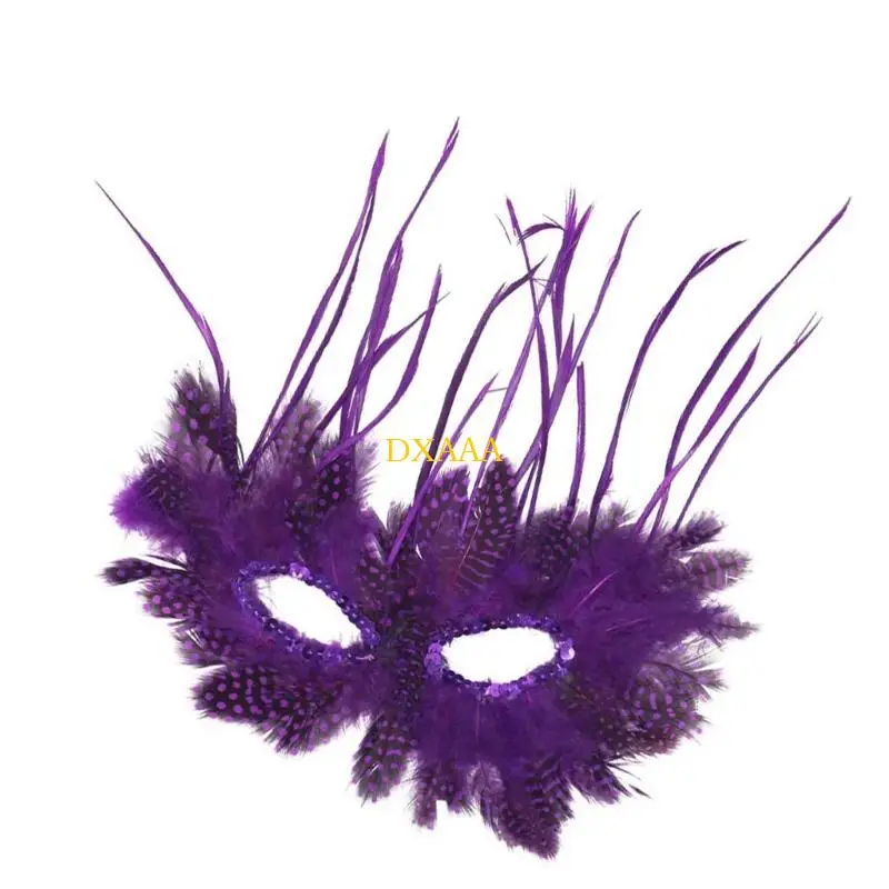 DXAA Party Masquerade Mask With Elastic Band For One Second Wear Comfort And Mysterious Look In Halloween Event