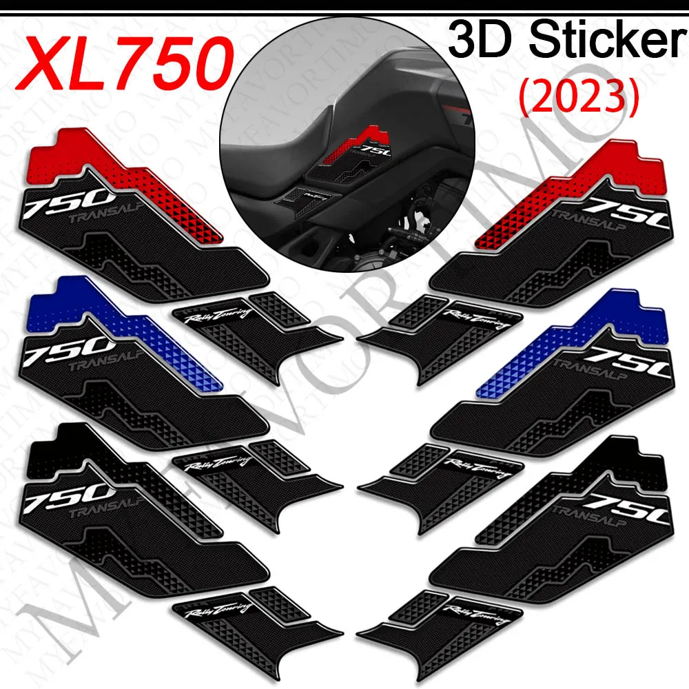 

For Honda XL750 XL 750 Transalp Motorcycle Tank Knee Pad Grips Stickers Decals Protector Gas Fuel Oil Kit 2023