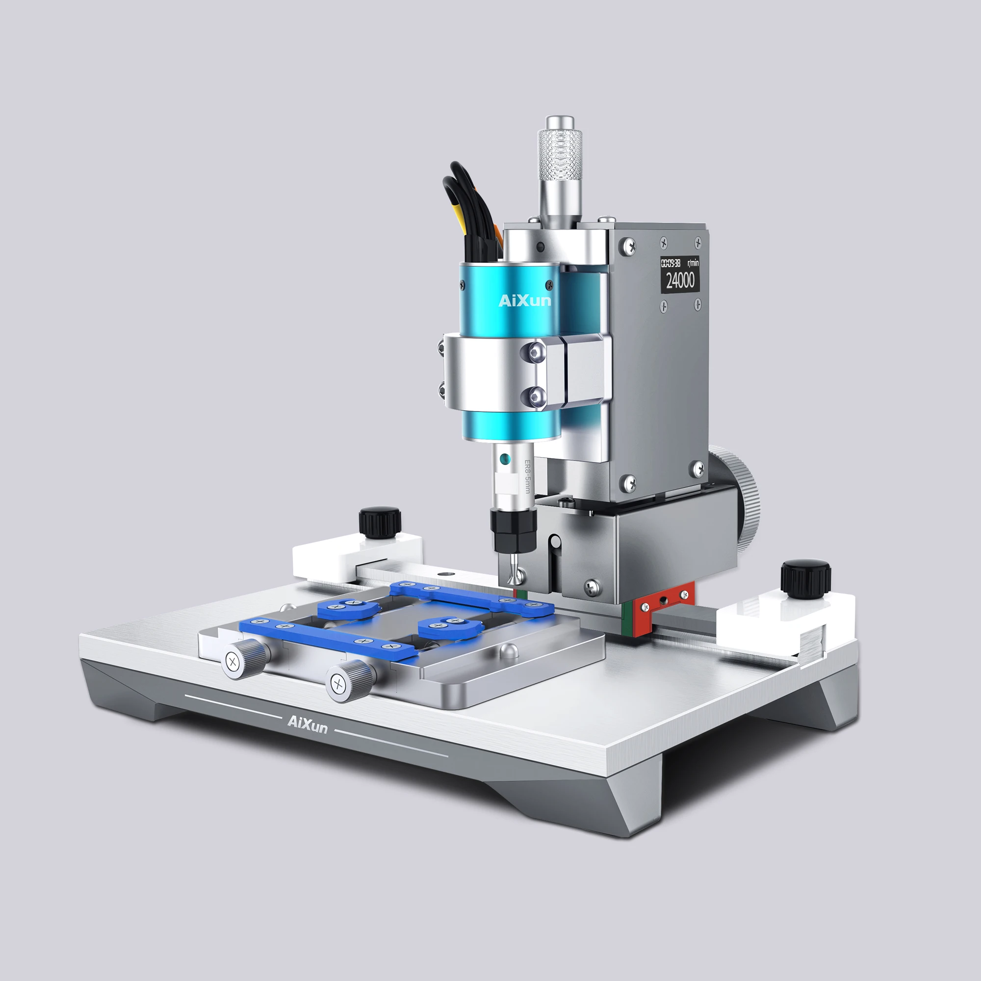 AIXUN Chip Grind Specialist Designed For Touch IC Nand CPU Motherboard Chip Grinding CNC ER8 Chuck Adjustable Speed Regulation