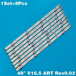LED Backlight strip For 49inch TV 6916L-2452A 6916L-2453A 6916L-2551A 6916L-2552A 49UH6500 49UH676V 49UH650V 49UH661V 49UH668V