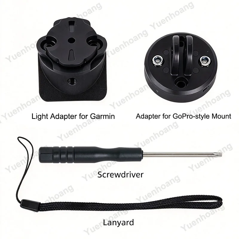 1Set Bike Light Adapter For Magicshine CBL1600 Garmin Base&GoPro-Style Quick Release Converter Solid Bike Computer Mount Bracket