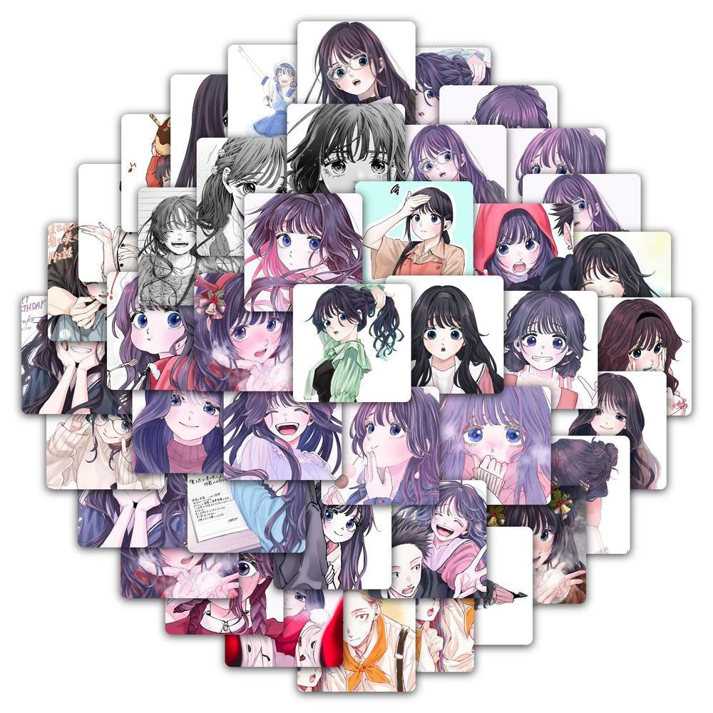 10/30/59pcs Kaoru Hana Wa Rin To Saku Anime Stickers Girls Kaoruko Waguri Sticker The Fragrant Flower Blooms With Dignity Decal