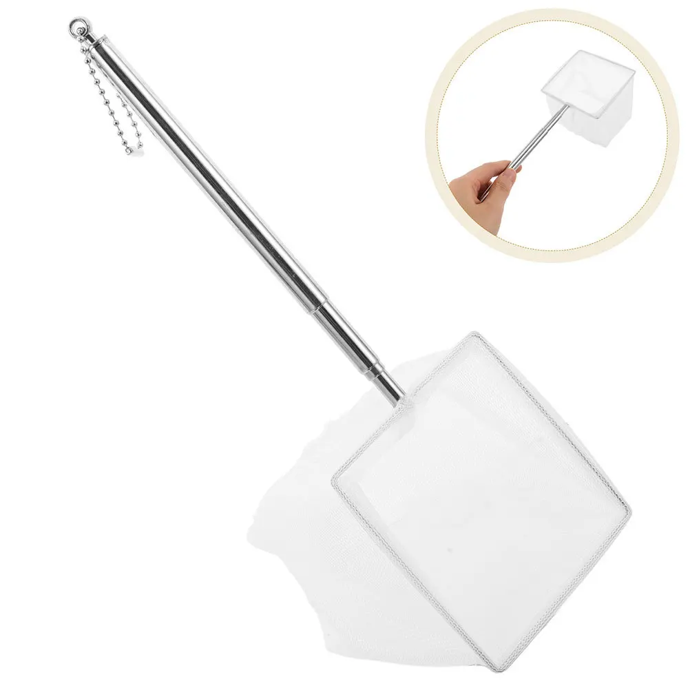 

3pcs Telescopic Fishing Net Stainless Steel Mesh For Saltwater Freshwater Portable Fishpond Shrimp Nets Small Fish Catching