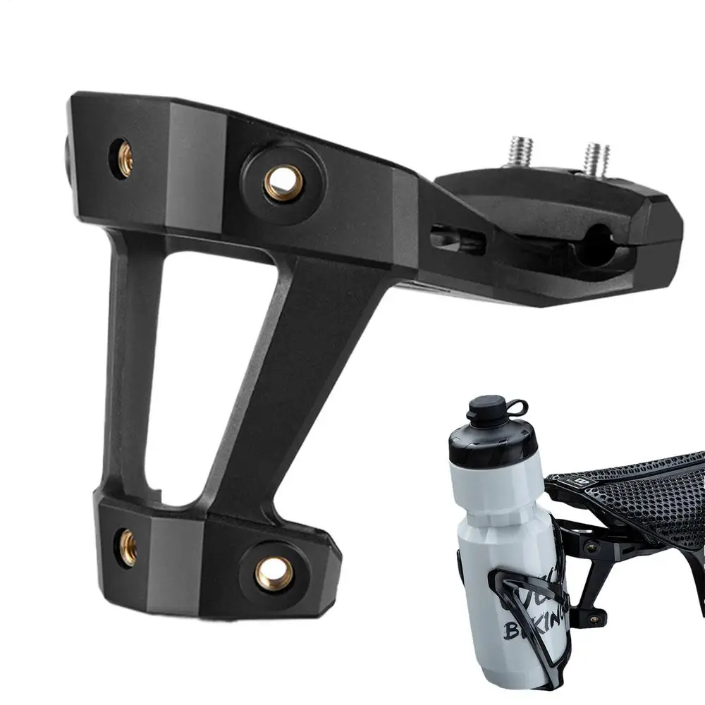 AliExpress Bicycle Saddle Water Bottle Cage Extender Double Water Cup Holder Adapter Bike Saddle Extension Bracket Cycling Accessories