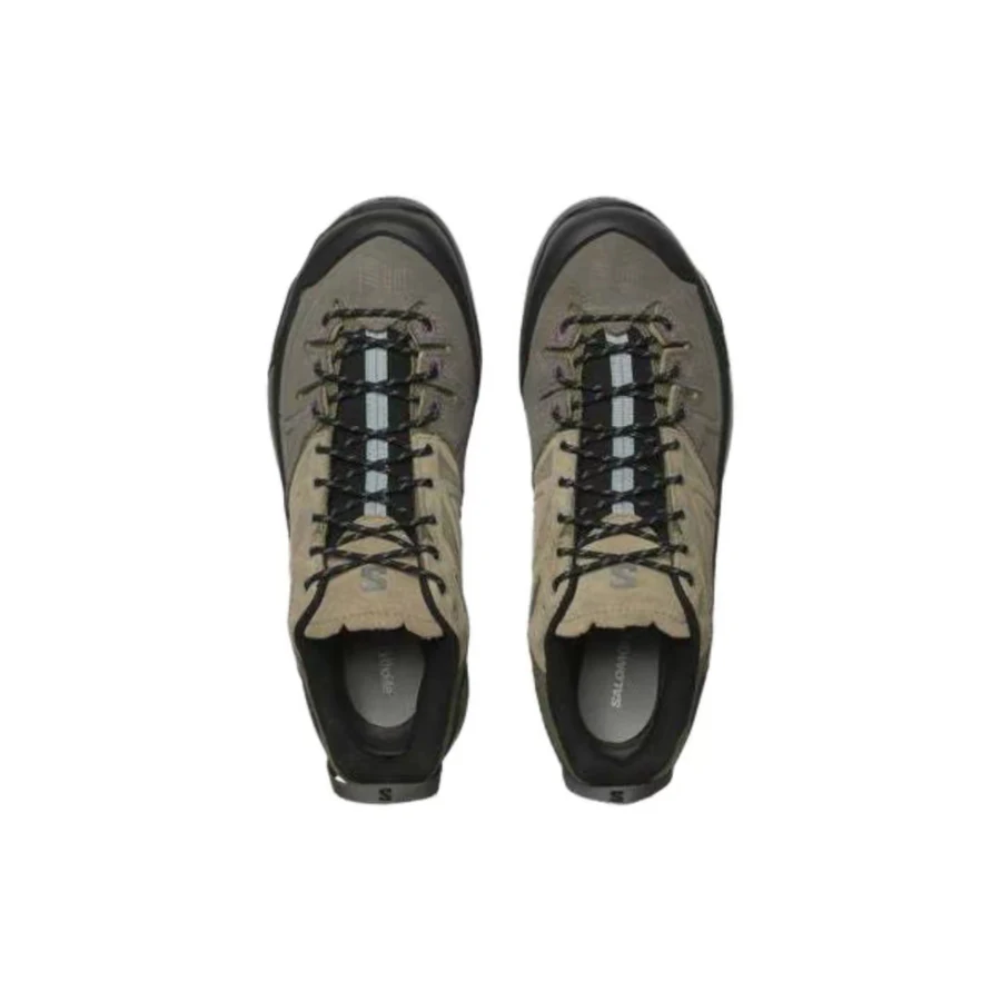 Salomon X-ALP LTR Retro Lightweight Low-Cut Hiking Shoes with Snug Fit and Support (Unisex), Medium Gray 474313