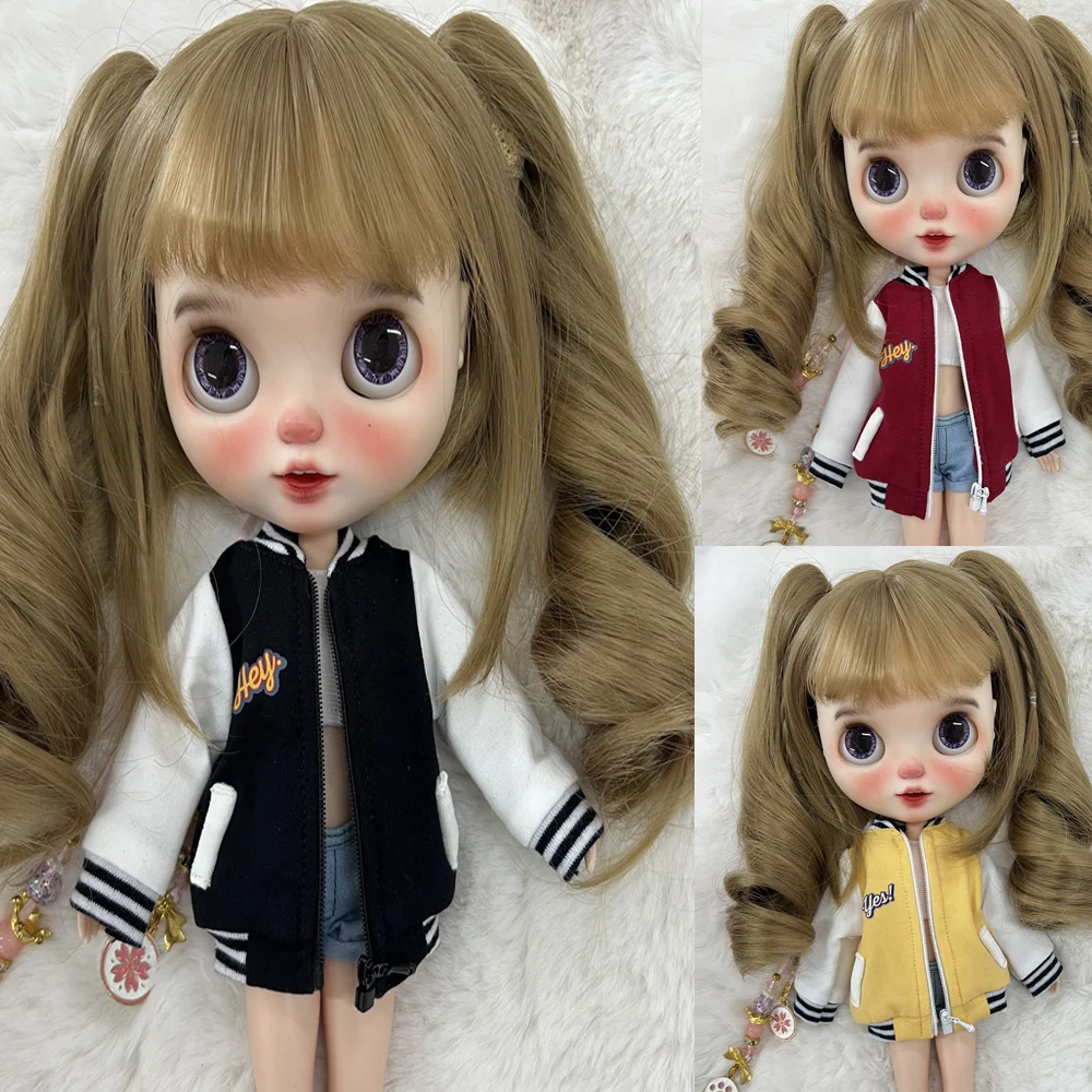 

HOUZIWA OB22 OB24 Doll Coat Baseball Clothes For Blyth Doll