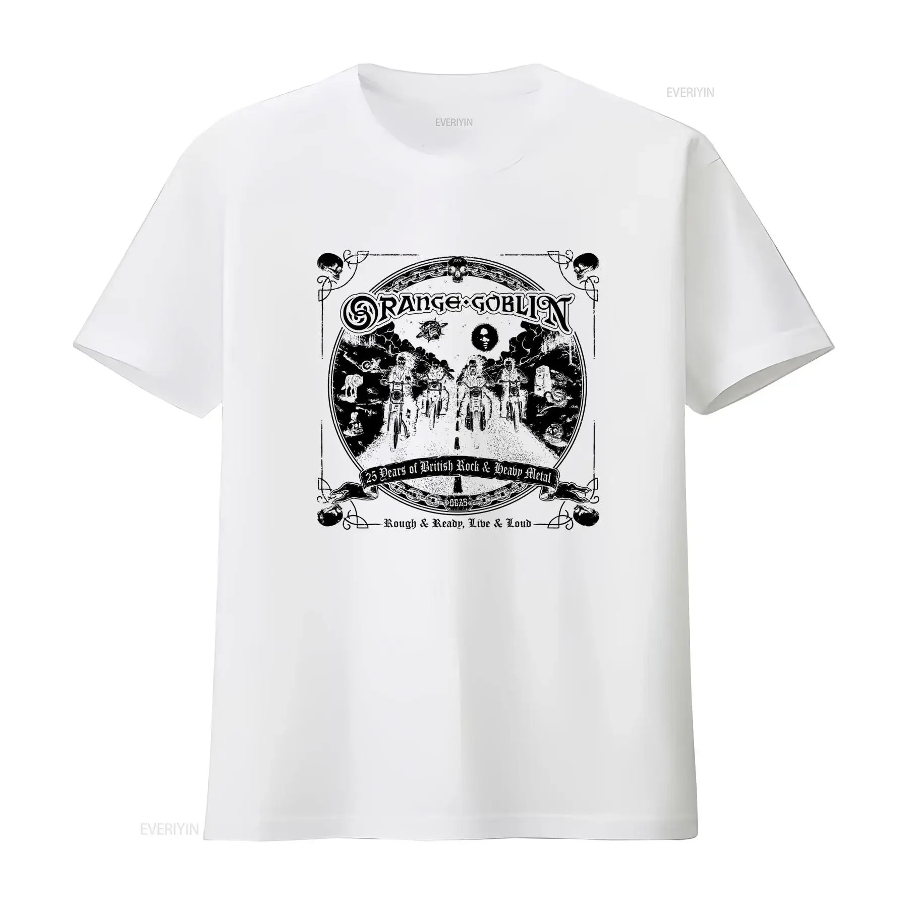 ORANGE GOBLIN Rock Metal Band 25 Years Anniversary T Shirt All Sizes US652 vintage Washed Top For Everyday Wear Comfortable