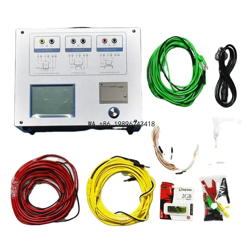 Wmwmnu Portable Current and Voltage Transformer Testing Device Automatic CT Tester for CT PT Analyzer