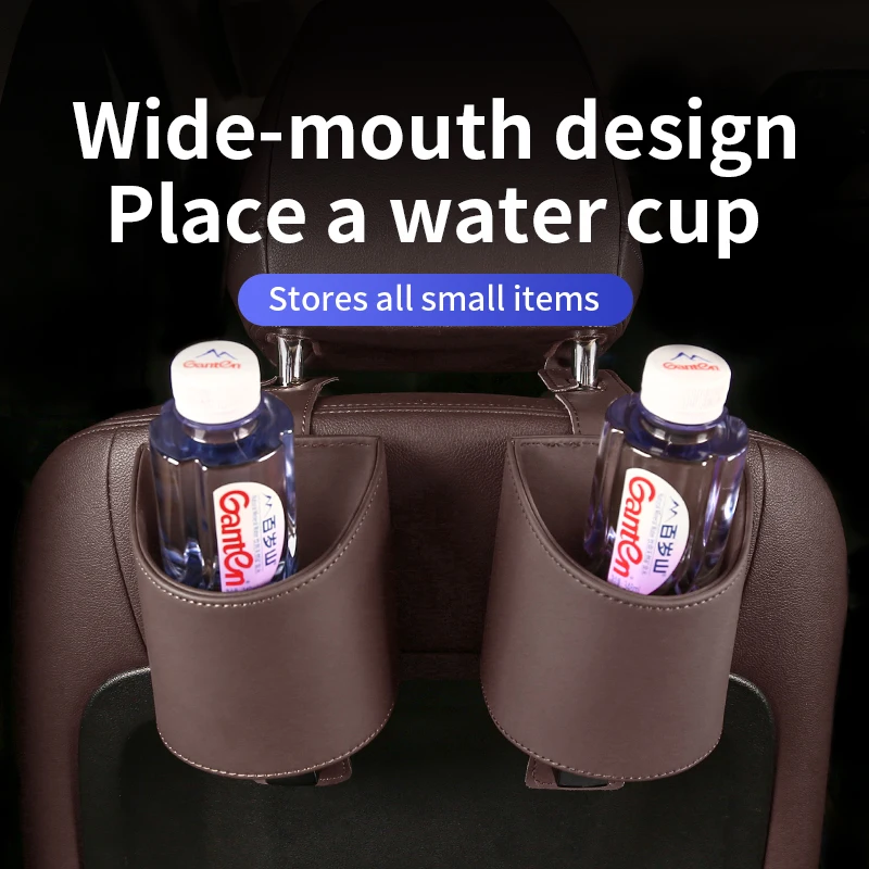 مقعد السيارة حامل الكأس مقعد السيارة الخلفي متعدد الوظائف هوك الخلفي الإبداعية كأس الماء حامل اكسسوارات السيارات الديكور #3