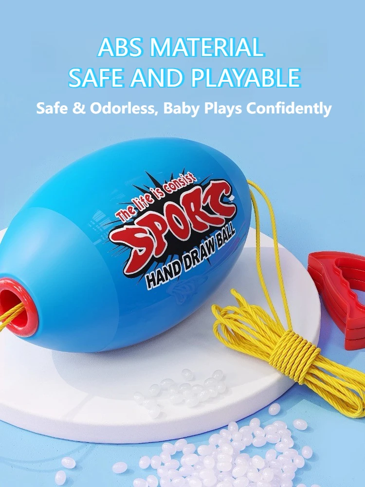 子供の腕の筋力トレーニング器具引っ張りボール、弾性引っ張りボール、高速シャトルボール親子屋外ゲームおもちゃ