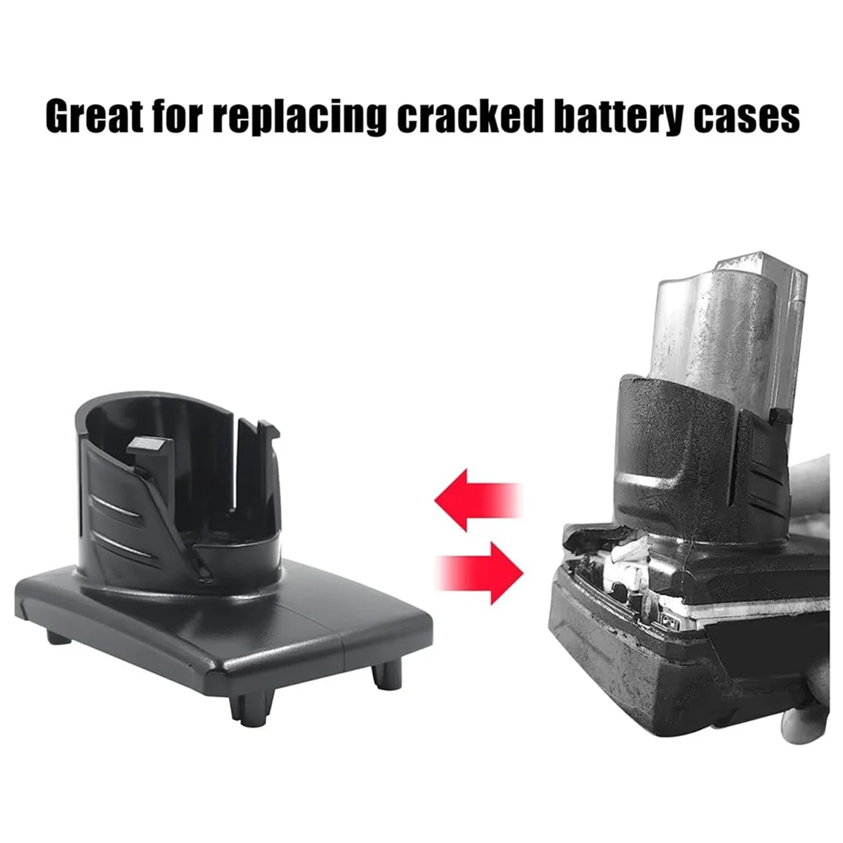 

AA98 M12 Battery Case Replacement for 12V Battery 6.0,M12 Battery Cover Replacement 48-11-2460 48-11-2401 48-11-2430