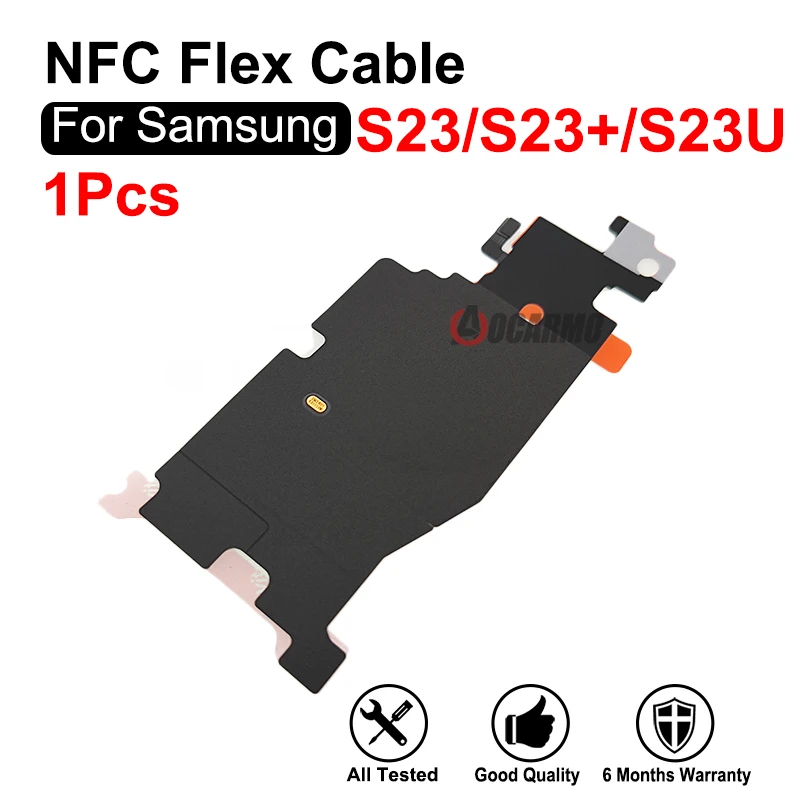 Wireless Charging Induction Coil NFC Module Flex Cable For Samsung Galaxy S23 Ultra  S23 Plus S23U Replacement Part