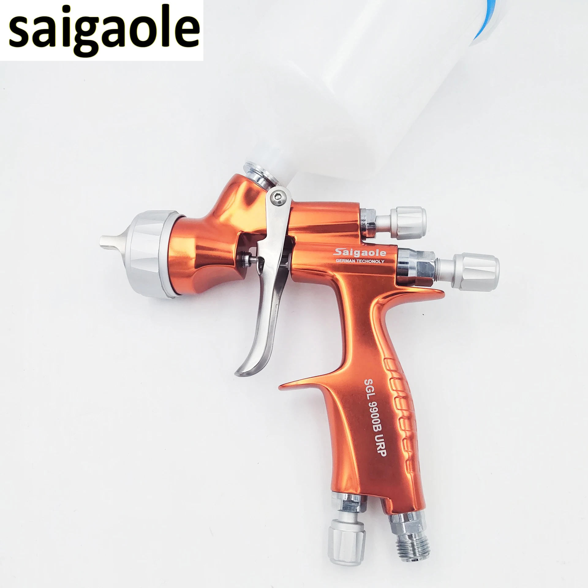 Saigaole Acabamento Automóvel Pistola 9900b Alta Atomização Tinta Chapa Metálica Waterborne Verniz Pintura Pneumática Pistola