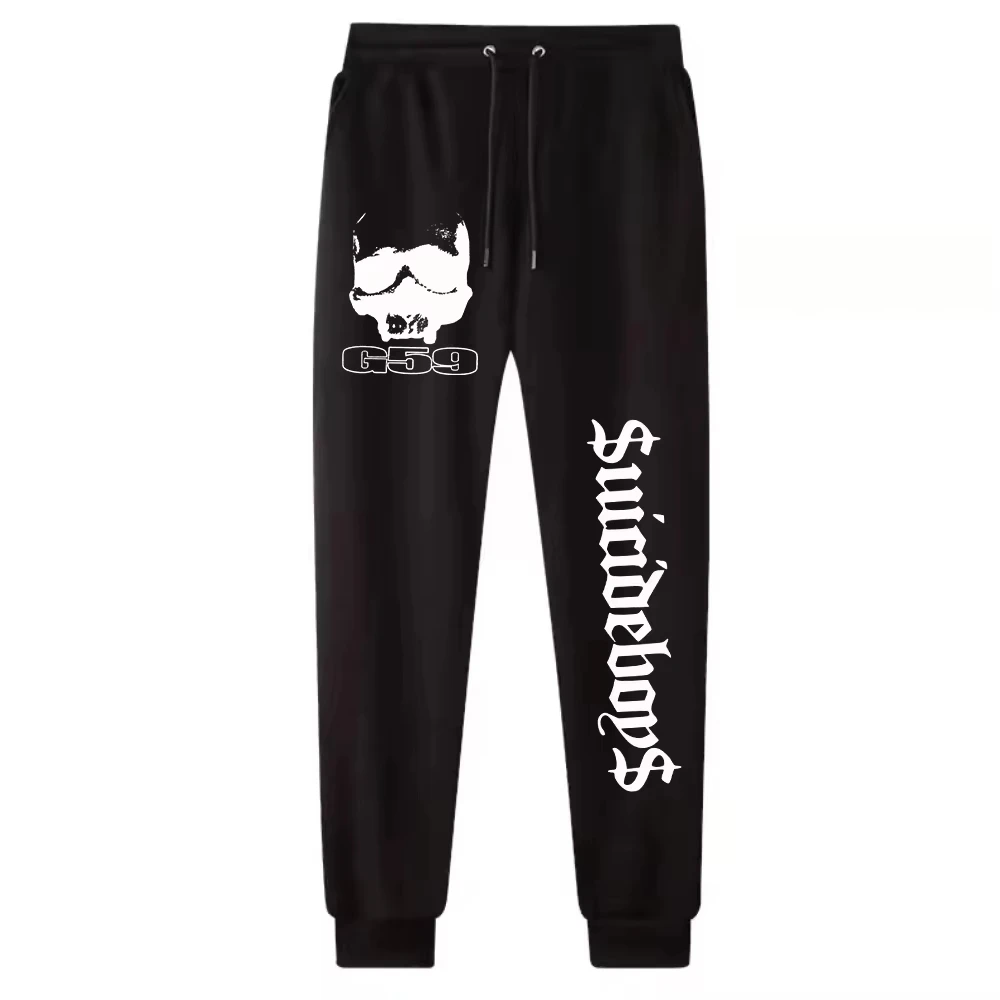 Fashion Suicideboys Skeleton Hip Hop Pants Sweatpants Men Women Harajuku Streetwear Jogging Pants Autumn Winter Joggers Trousers