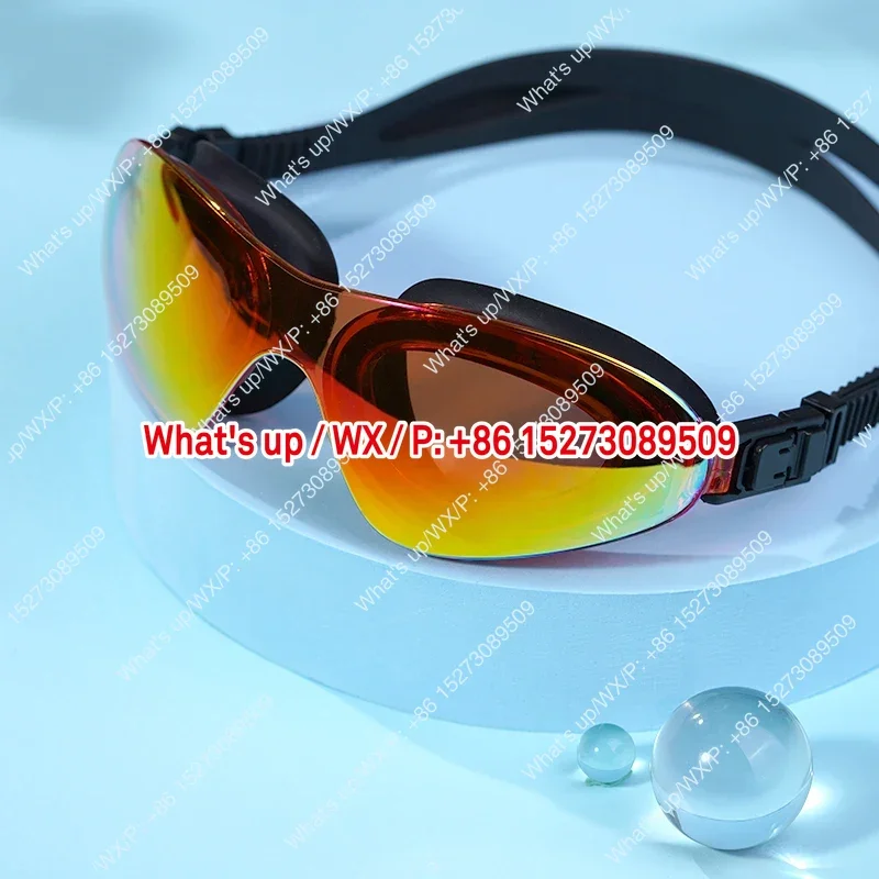 

Swimming goggles with large frame, high-definition anti fog and waterproof, for men and women with degree myopia goggles