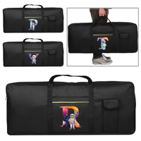Electronic Organ Bag Portable Astronaut Letter Series 61 Keys Electronic Keyboard Bags Instrument Dustproof Protection Pack