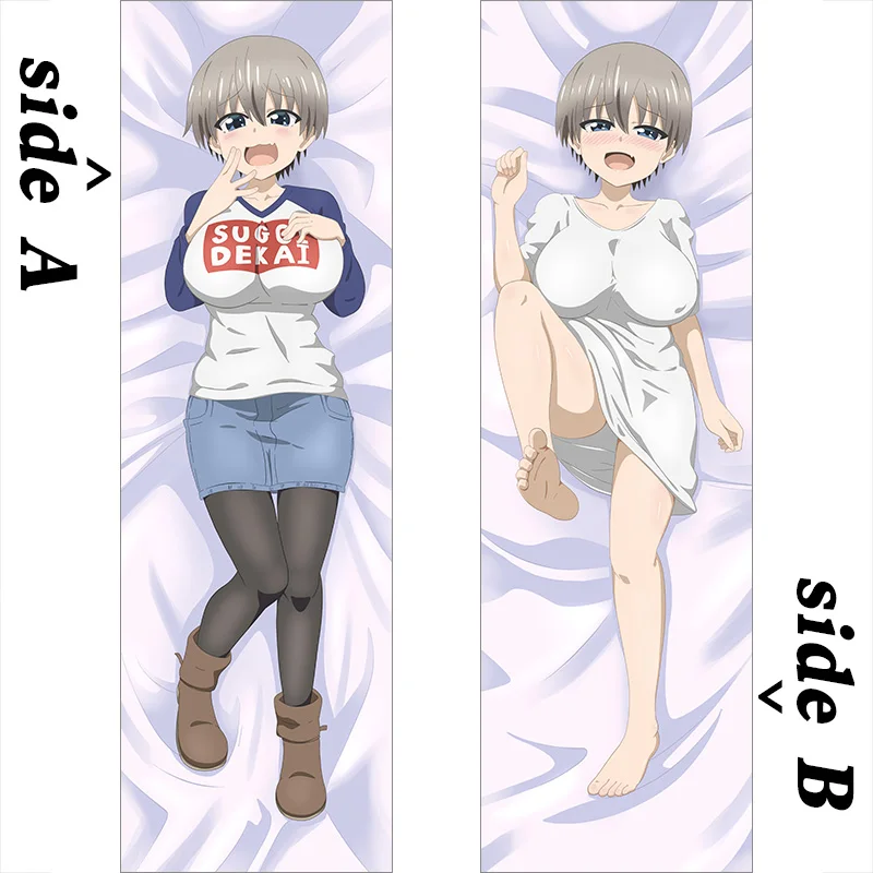 

Uzaki Chan Wa Asobitai Uzaki Hana Dakimakura Print Life-size Anime Decorating Body Pillow Case Cushion Cover