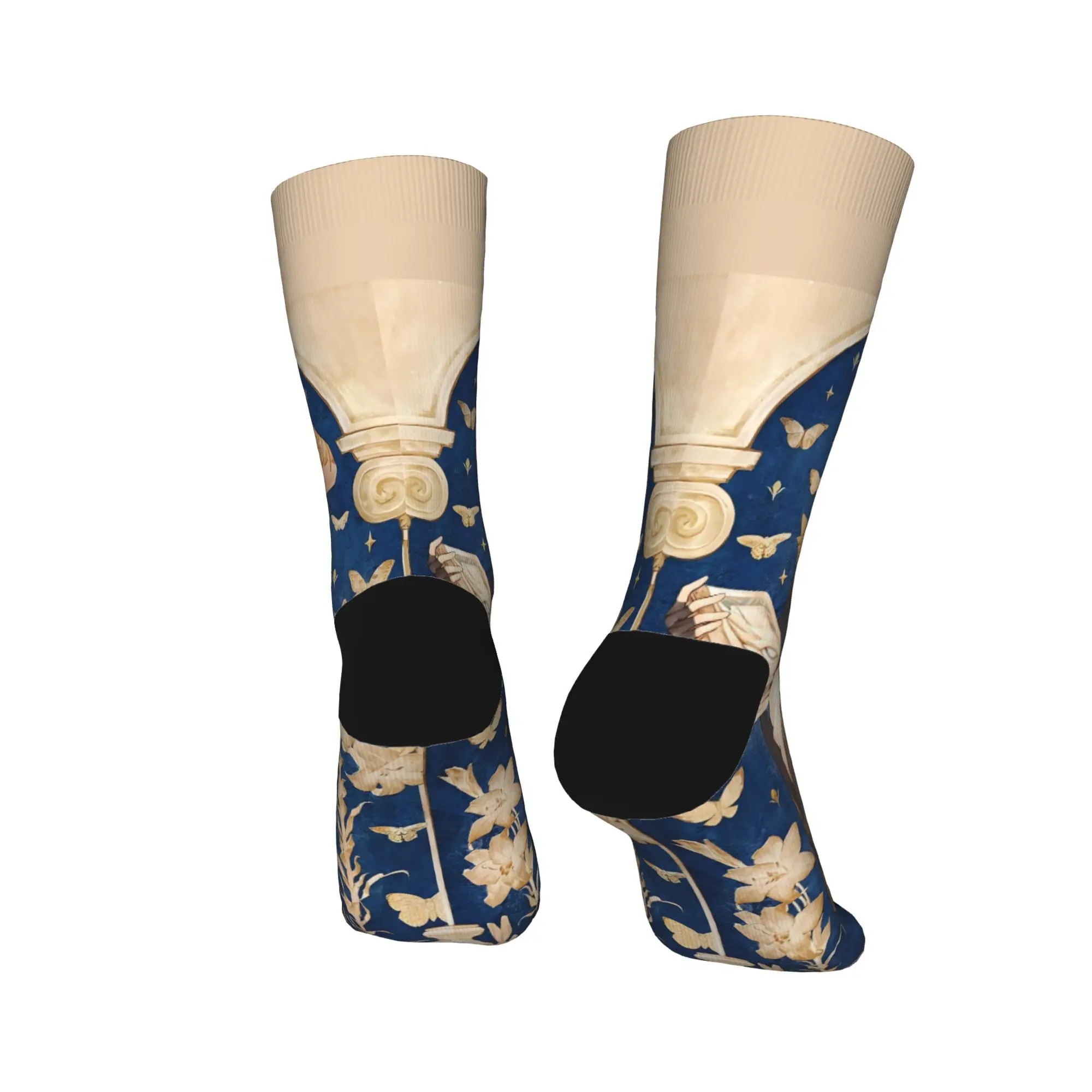 ゲームスターズレールストッキング Honkai デザイン面白い靴下冬ノンスリップ靴下男性アウトドアスポーツ品質靴下