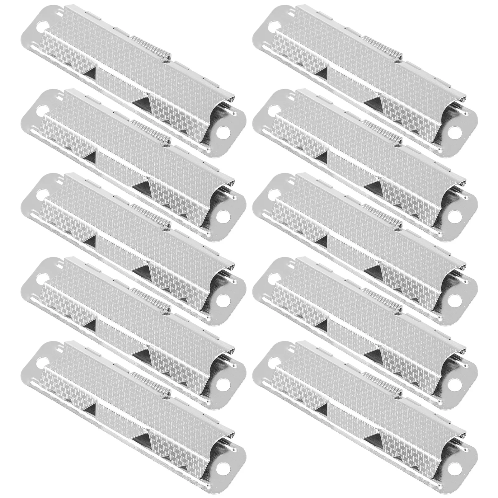 10 قطعة مجلد ملفات مكتب ملف كليب فاتورة معدنية كليب لمستندات قائمة المطاعم سبائك الزنك تنظيم المشابك مكتب فاتورة كليب #4