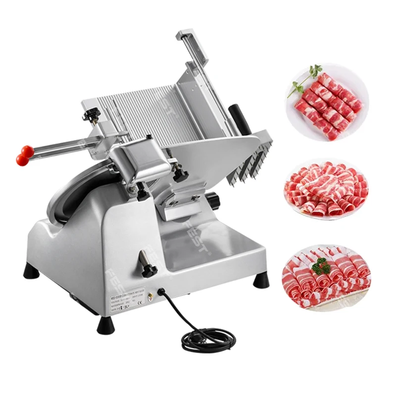 

Новая коммерческая электрическая мясорезка полуавтоматическая, для замороженного мяса, из нержавеющей стали, высокопроизводительная, 300 кг/ч, модель C