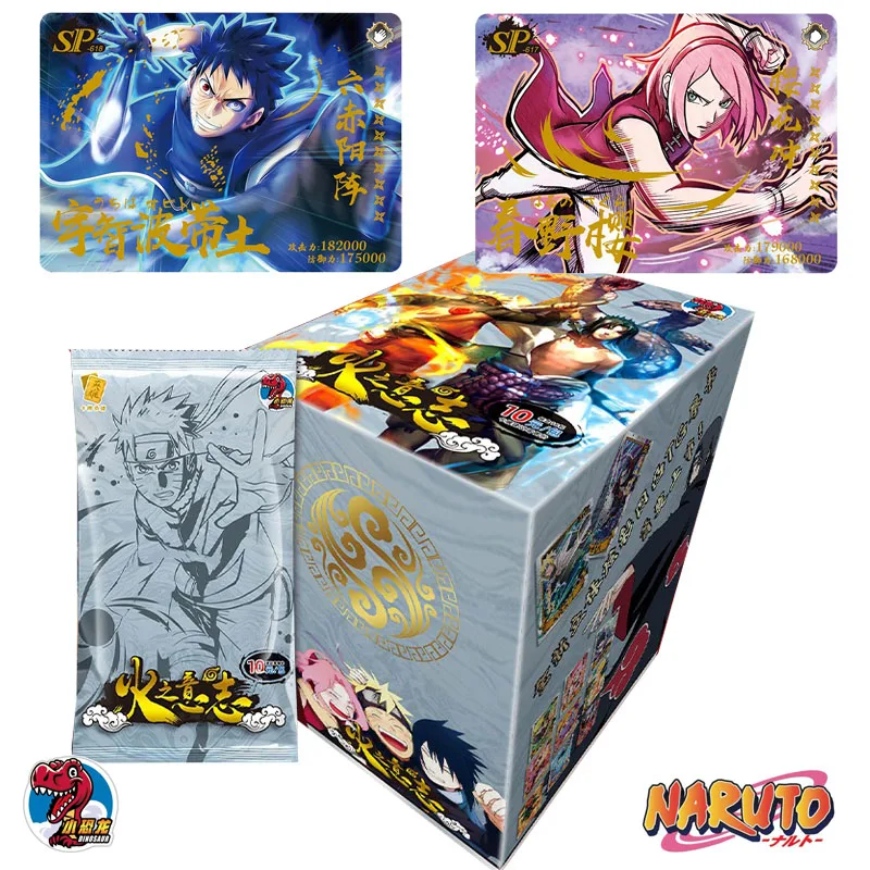 

New Naruto Series Collection Cards Packs Anime Character Uzumaki Naruto Exquisite Peripheral Game Card Children Birthday Gifts