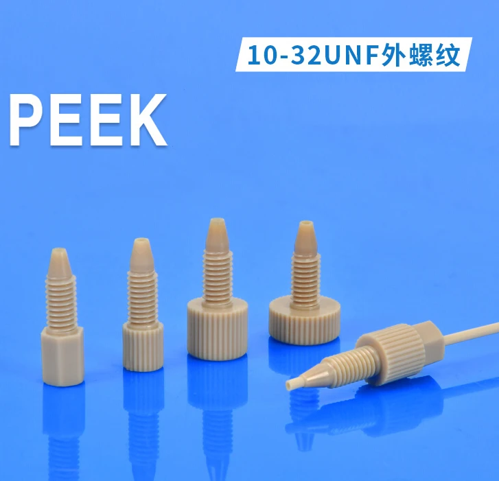 

PEEK Plastic Joint 10-32unf Threaded 1/16" Pipe Joint