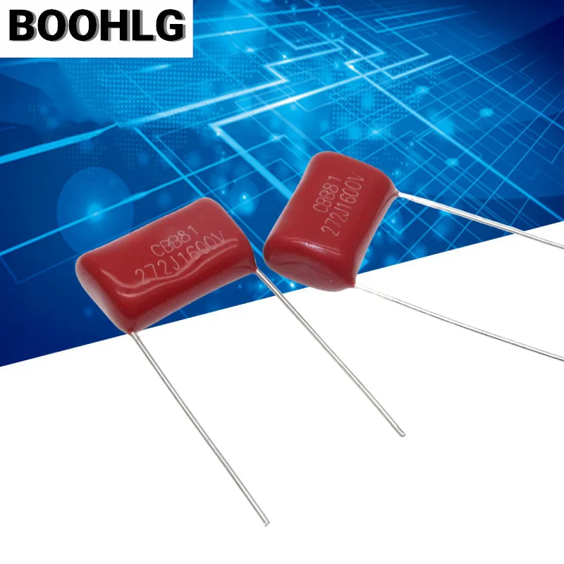 20pcs CBB capacitor 272 1600V 272J 1.6KV 2700pF 2.7nF P15 CBB81 Metallized Polypropylene Film Capacitor 20pcs CBB capacitor 272