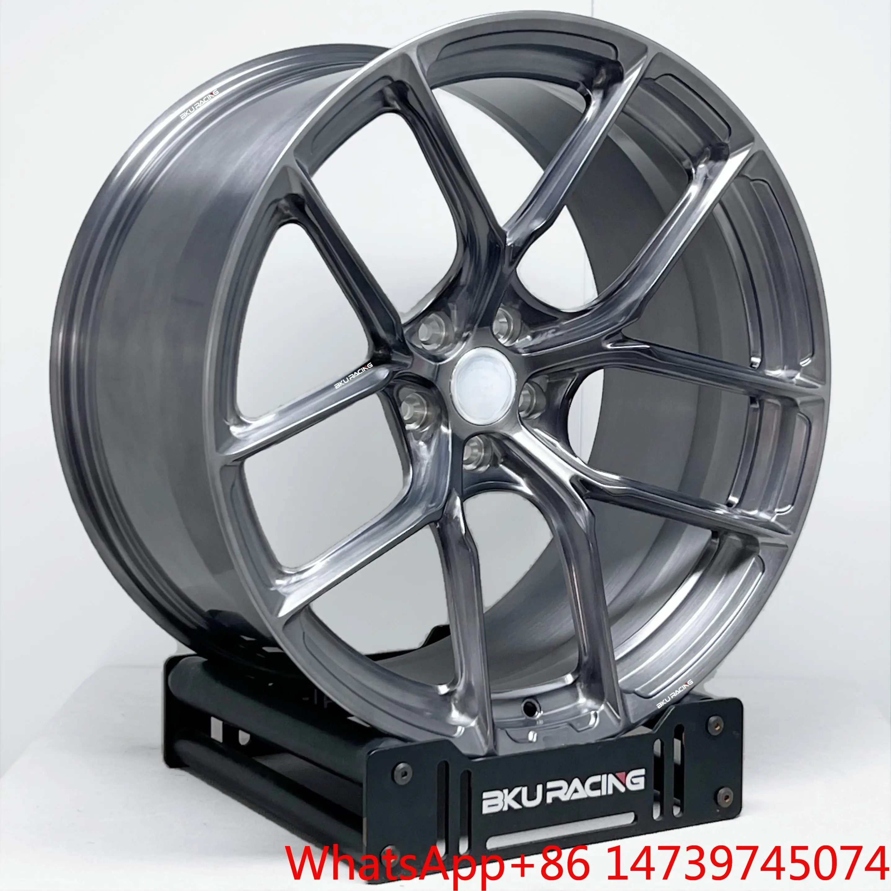 Performance WheelsBku Forged 5X115 Wheels For Dodge Challenger SRT Hellcat Rims 19 20 21 22 Inch Custom Monoblock Brushed Alloy