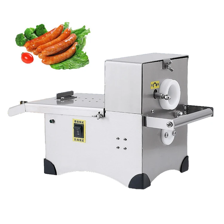Commercial Automatic Sausage Knotting Machine, Quantitative Sausage Section Tying Machine for Meat Food Processing Factory