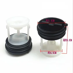 1pcs for haier drum washing machine parts drain pump filter waste water port plug