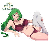 EARLFAMILY 13cm 3D Sexy Girl Car Sticker Kid Icarus for Palutena Anime JDM Style Waterproof Car Decal Motorcycle Decoration