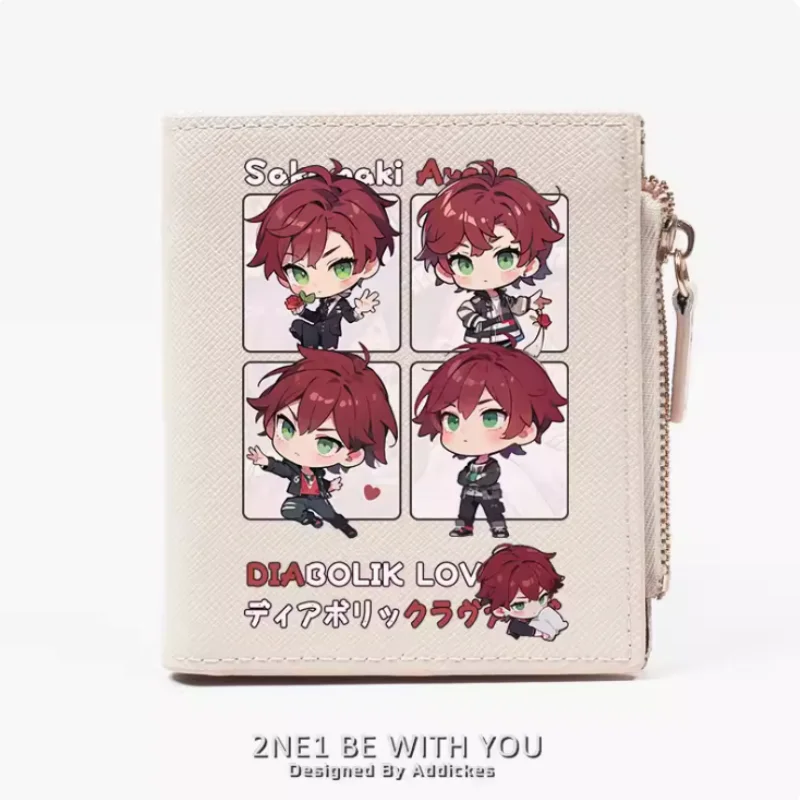 

Anime Sakamaki Ayato DIABOLIK LOVERS Fashion Wallet PU Purse Card Coin Zipper Money Bag Cosplay Gift B621