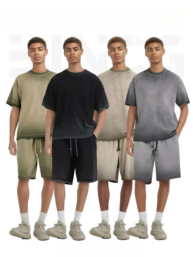 

2026 350g Trendy Brand New Niche Heavy Industry Washing Shorts Men's Loose Casual Fried Color Five-point Pants Men's Versatile
