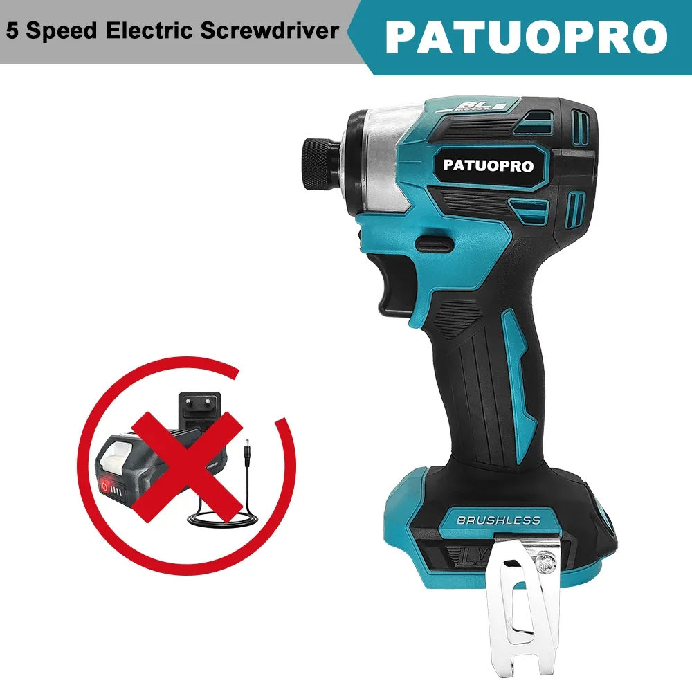 chave de fenda eletrica sem escova de velocidades driver de impacto sem fio chave de fenda eletrica para makita 18v bateria sem bateria 01