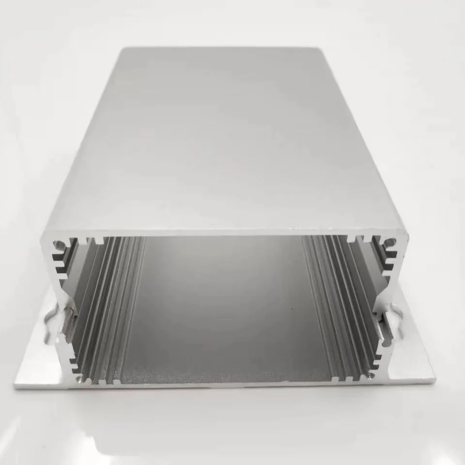 Silver Aluminium Enclosure Case  DIY Shell  PCB Instrument Box 120*65*100/130mm Can be Drilled, Lettered