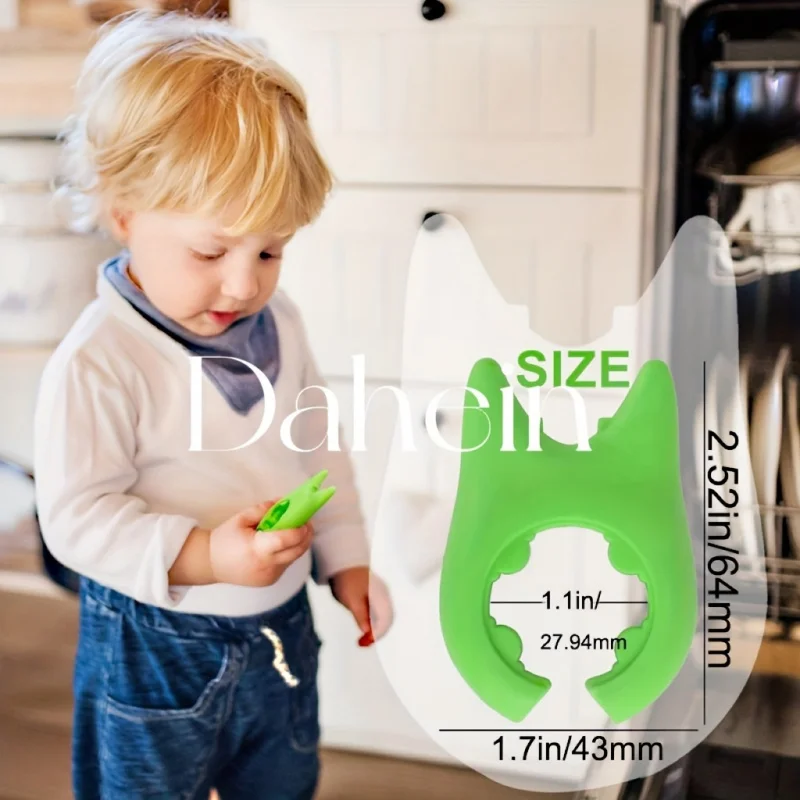 1 Silicone Scraper Holder, Heat-Resistant Pot Clamp Holder, Flexible Kitchen Cooking Spoon Clamp Holder, Non Food Contact
