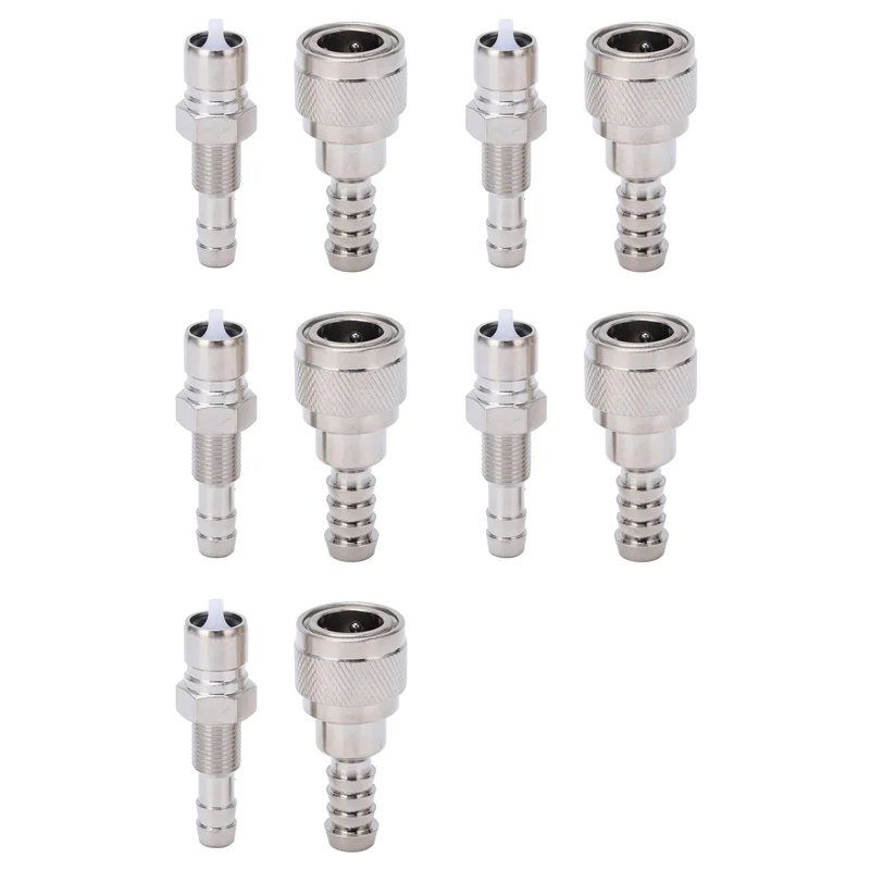 

【VALUE MONEY】5X Fuel Line Connector Male Female Set 3B2-70250-1 For Outboard 2 4 Stroke 5HP-90HP 3B2-70260-1 Outboard Fuel Conne