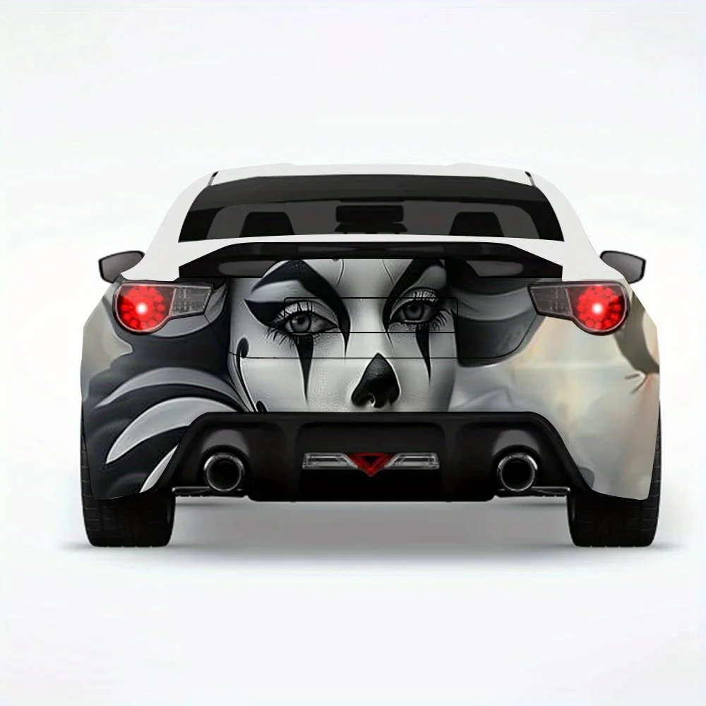 

Загадочный персонаж Джокера, наклейка на автомобиль, виниловая наклейка на заднюю часть автомобиля, водонепроницаемые самоклеящиеся виниловые наклейки для хвоста автомобиля и