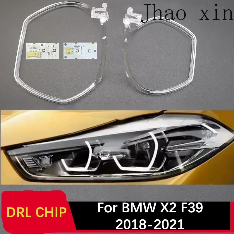 

Angel Eyes White Light Suitable for BMW X2 F39 Car Headlights DRL CHIP Lamp Tube Circuit Board Ballast Module 2018-2021 DRL Lamp